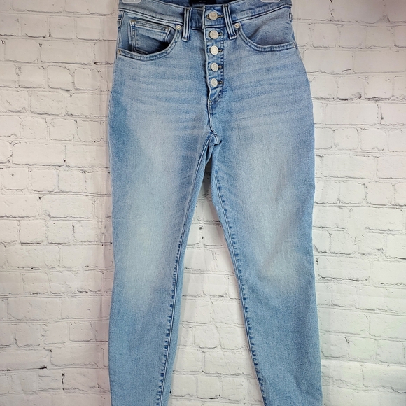 Lucky Brand Jeans High Rise Crop Bridgette Size:4 - Picture 4 of 12